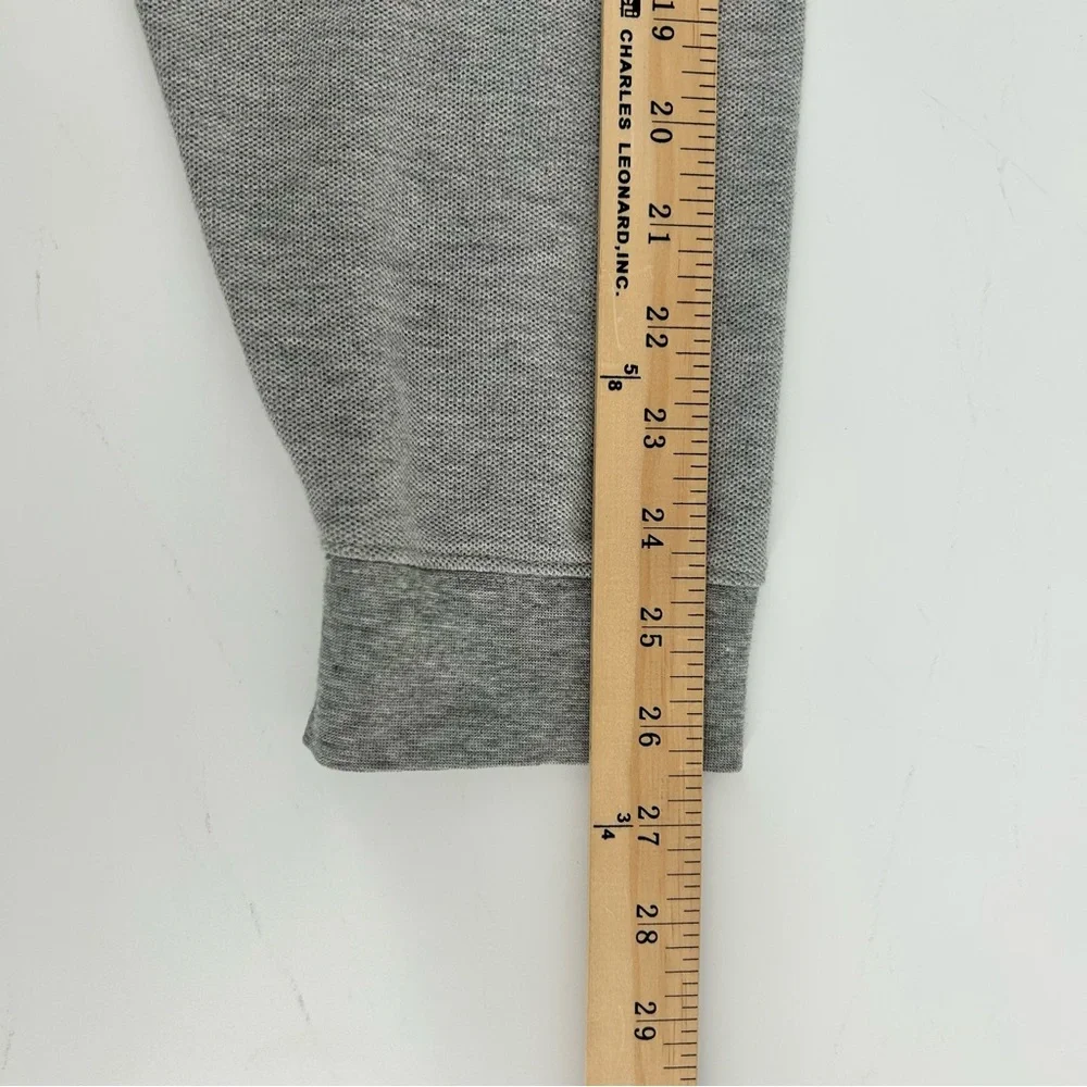 L.L.Bean Double L Polo Shirt Men 2XL Gray Long Sleeve Traditional Fit Knit - Picture 6 of 7